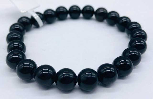 8mm Black Obsidian Bracelet